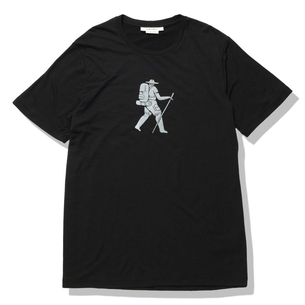 icebreaker アイスブレーカー あいすぶれーかー | 【クリアランス】 テックライト2  シュートスリーブ トレイルハイカーメンズ / M TECH LITE 2 SS TRAILHIKER IT22305 K 