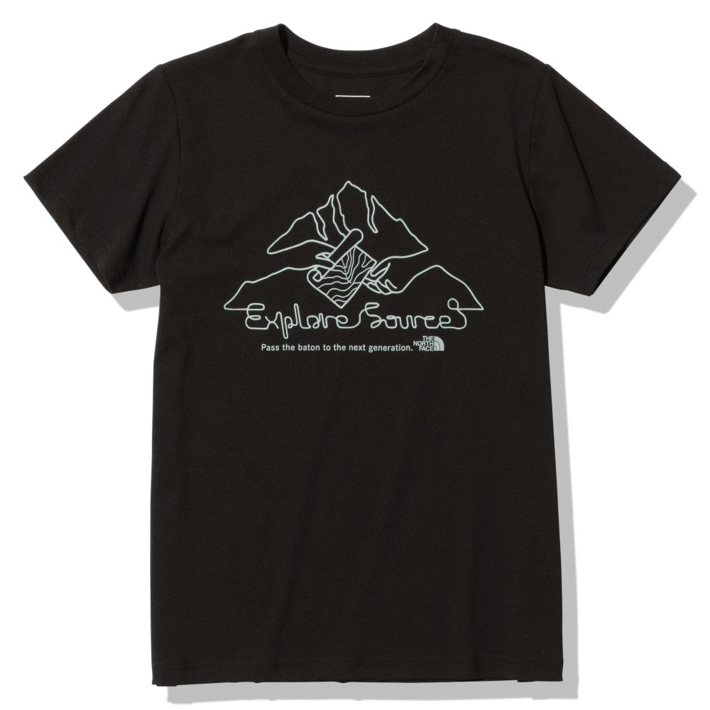 NORTH FACE  ノースフェイス のーすふぇいす | 【クリアランス】 ショートスリーブエクスプロールソースマウンテンティー レディース / NTW32393 ブラック（K） 