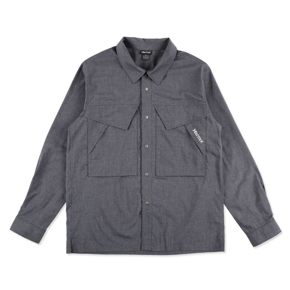 マーモット まーもっと Marmot  | 【クリアランス】 ウーリーマンモスシャツ（メンズ） / Woolly Mammoth Shirts TSFMS204 ダークグレー 