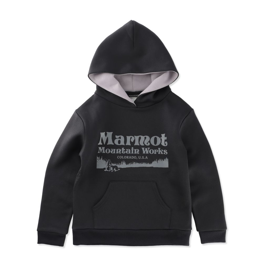 マーモット まーもっと Marmot  | 【クリアランス】 キッズヘリテージロゴパーカ / Ks Heritage Logo Parka TSFKC201 ブラック 