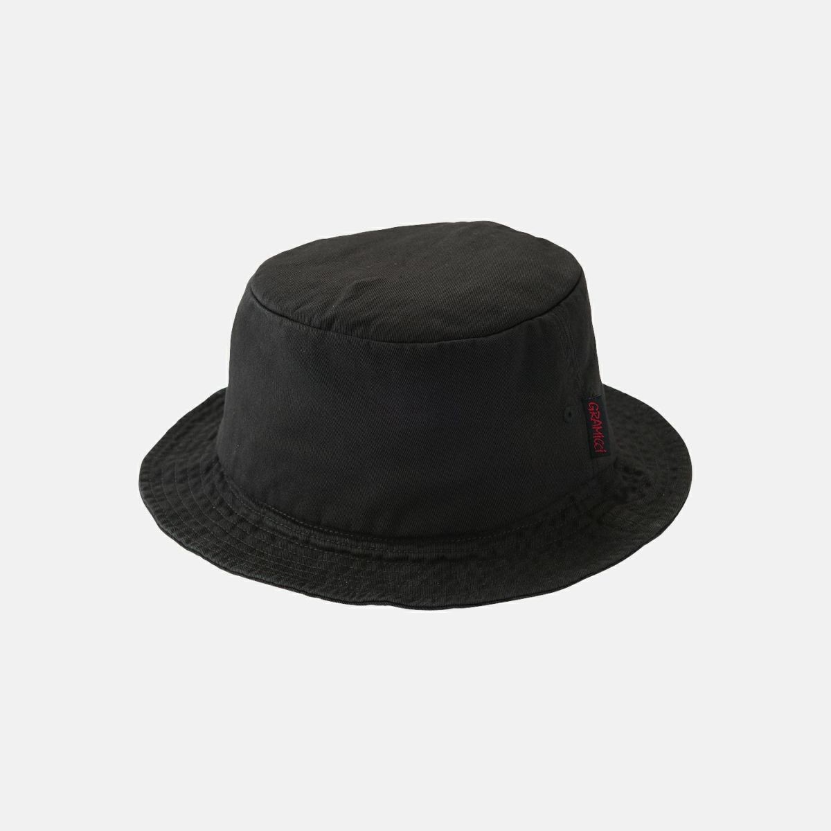 Gramicci グラミチ ぐらみち | TWILL PACKABLE BUCKET / ツイルパッカブルバケット ユニセックス G4SA-062 BLACK 