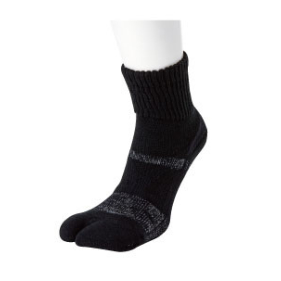 バリエクロスショート タビ / ブラック C051-90-90 ソックス メンズ or レディース [25FW]|ソックスラボ / Socks Labo