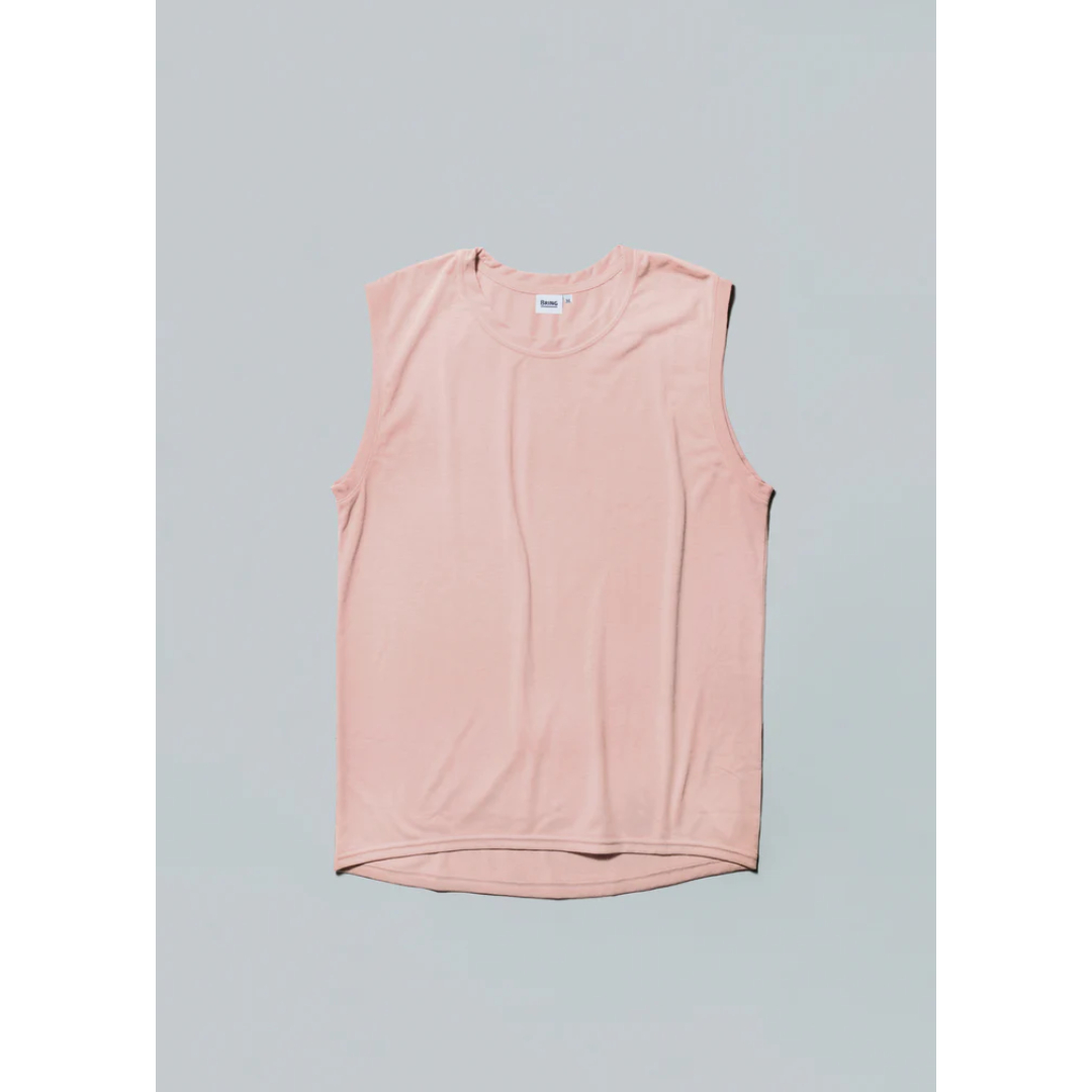 ドライコットニー スリーブレス Tシャツ / ベイビーピンク DRYCOTTONY Sleeveless T-shirt BD0102-BP Tシャツ ユニセックス [25SS]|ブリング / BRING