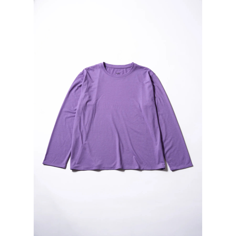 BRING / ブリング | ワンダーウェア ロングスリーブ Tシャツ / パープル WUNDERWEAR Long Sleeve T-shirt BW0108 ユニセックス ［25FW］
