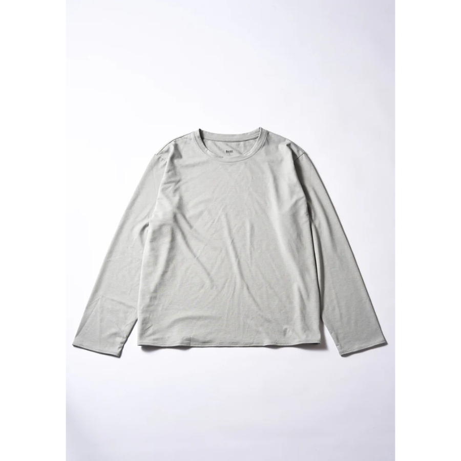 ワンダーウェア ロングスリーブ Tシャツ / ライトグレー WUNDERWEAR Long Sleeve T-shirt BW0108 ユニセックス ［25FW］|ブリング / BRING