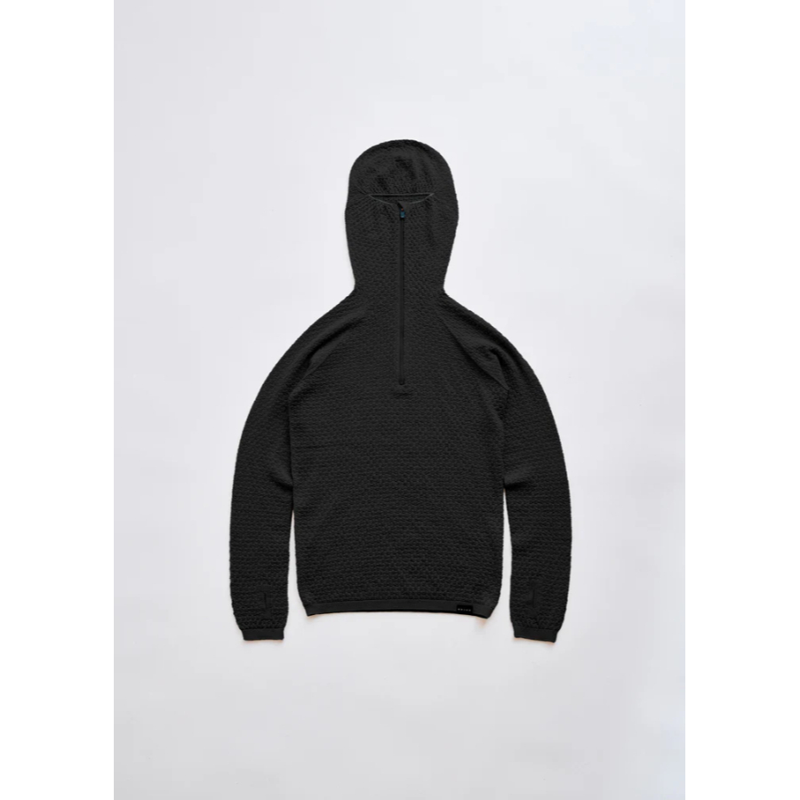 BRING / ブリング | ワンダーウェア シームレス ハーフジップ フーディ / ブラック WUNDERWEAR シームレス ハーフジップ フーディ BW0505-BK トップス ユニセックス [25FW]