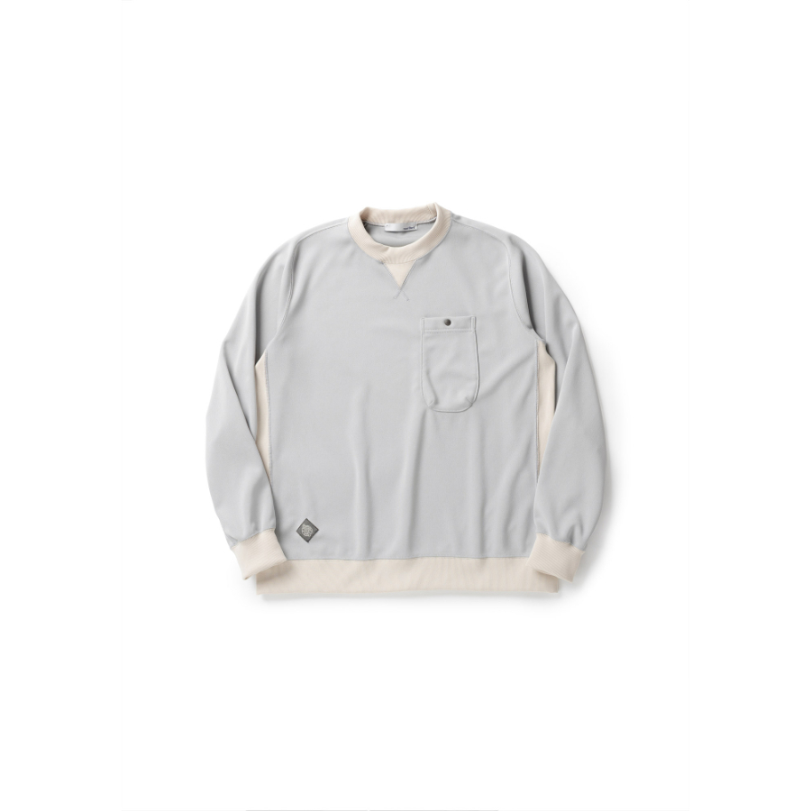 ナリフリ / narifuri（ナリフリ） | NFC ﾋﾟｸﾞﾒﾝﾄｼﾞｬｰｼﾞｰｸﾙｰｽｳｪｯﾄ / GRAY NF1216-010 トップス メンズ [25FW]