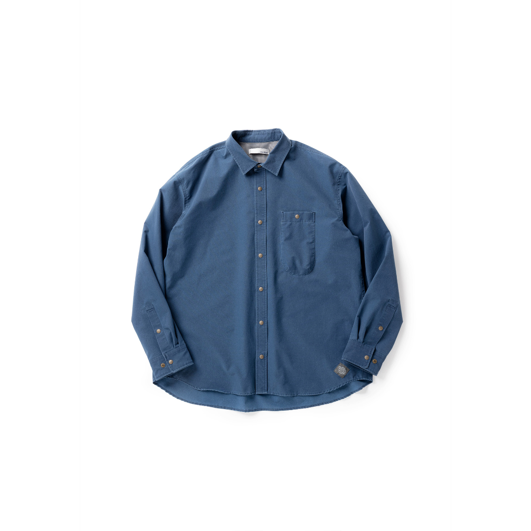 NFC ﾋﾟｸﾞﾒﾝﾄﾒｯｼｭｼｬﾂ / INDIGO NF4059-084 シャツ メンズ [25FW]|ナリフリ / narifuri