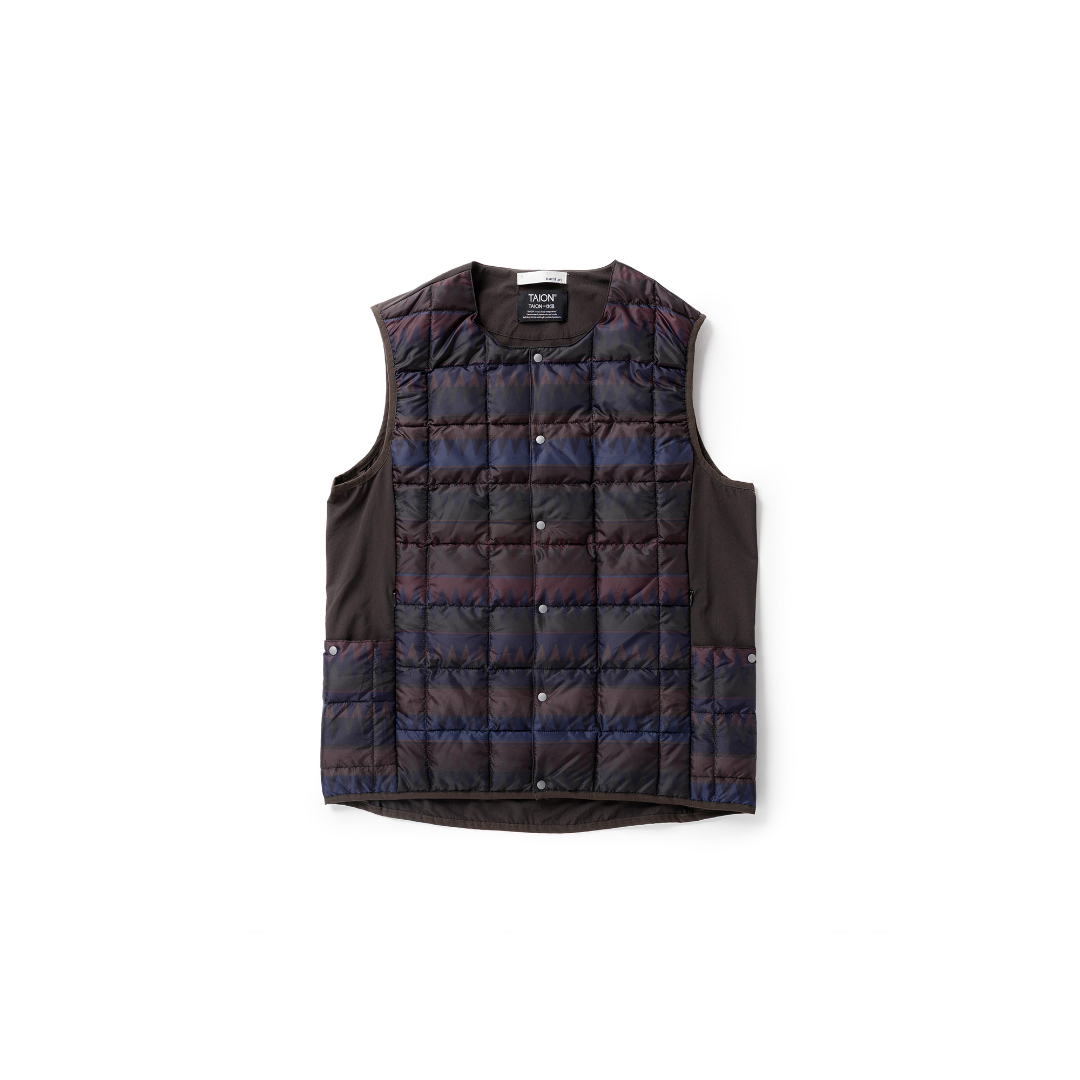 ナリフリ / narifuri（ナリフリ） | narifuri × TAION ｻｲﾄﾞﾎﾟｹｯﾄｲﾝﾅｰﾀﾞｳﾝﾍﾞｽﾄ / D.BROWN NFTA-09-036 ベスト メンズ [25FW]