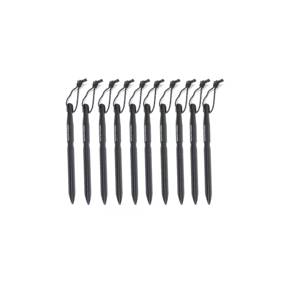 ZEROGRAM ゼログラム ぜろぐらむ | ZEROGRAM V PEGS BLACK ペグセット10本 8800264623852