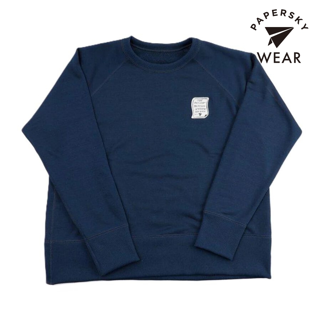 ペーパースカイ / PAPERSKY（ペーパースカイ） | PAPERSKY TOOLS Fastpacker Sweat Trainer - PostScript （WAPPEN）（ユニセックス） / PS080 NV Navy ［25FW］
